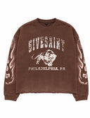 "FTGF" Brown Heavyweight Thermal Long Sleeve