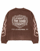 "FTGF" Brown Heavyweight Thermal Long Sleeve